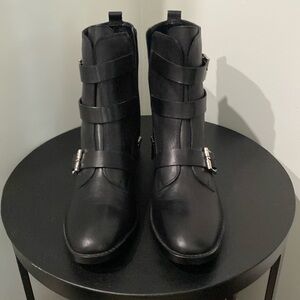 Black leather Ivanka Trump boots- size 10